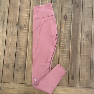 Pink Lululemon leggings